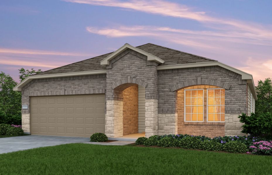 New construction Single-Family house Morgan, 3115 Paso Fino Drive, Alvin, TX 77511 - photo