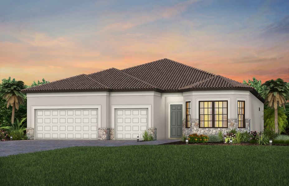 New construction Single-Family house Ashby Estate Series, 446 Southeast Vallarta Drive, Port St. Lucie, FL 34984 - photo
