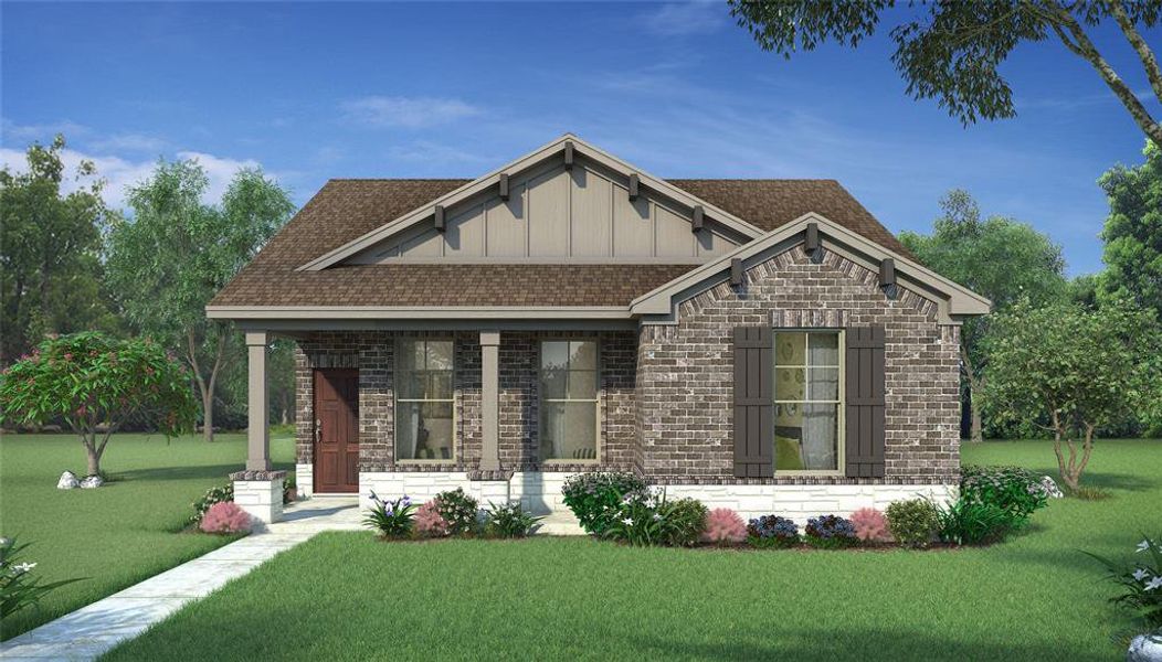 New construction Single-Family house 2916 Brittlebush Drive, Fort Worth, TX 76108 Crawford A- photo