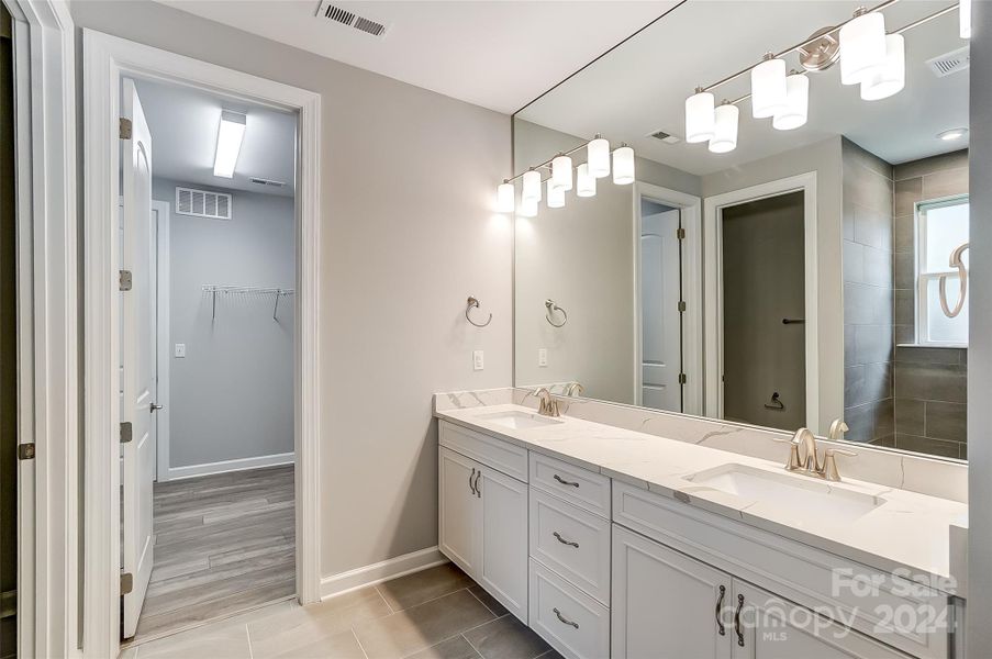 Primary Bathroom with Double Sinks-Similar to Subject Property