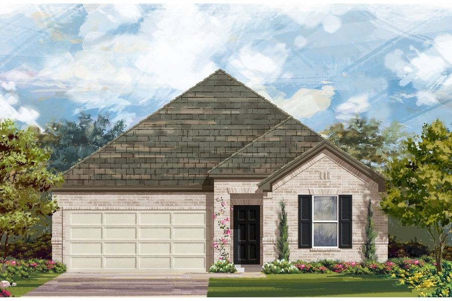 New construction Single-Family house Plan 1491, 18625 Golden Eagle Way, Elgin, TX 78621 - photo