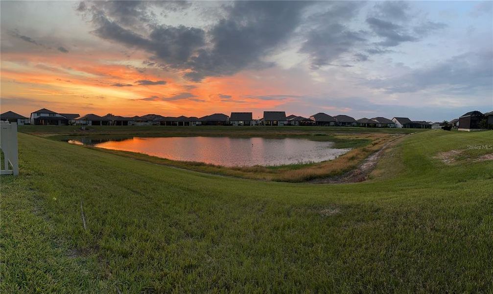 Sunset View from Backyard