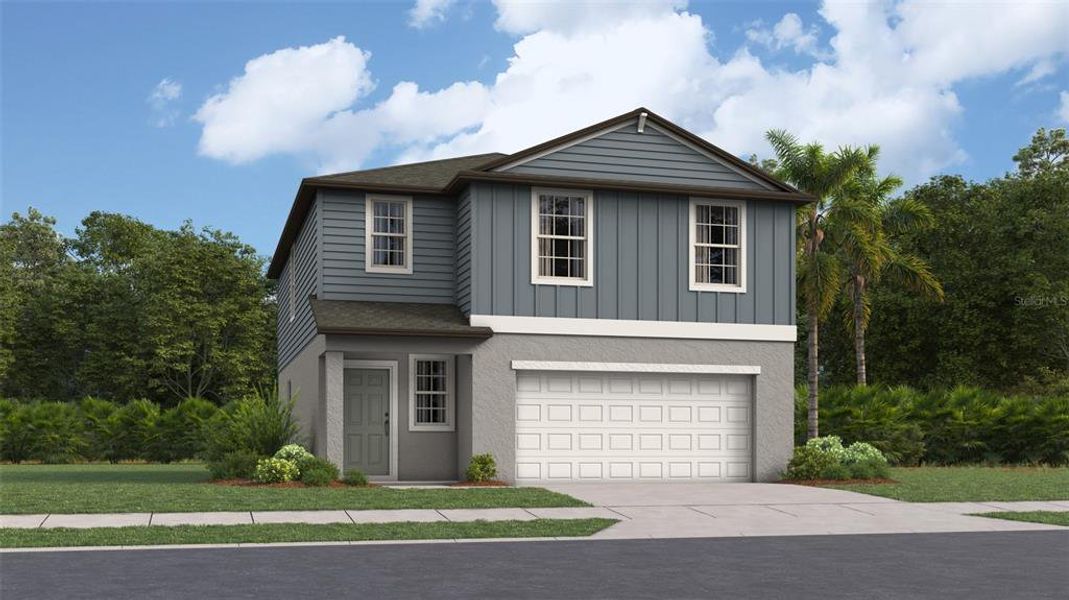 New construction Single-Family house 11621 Radiant Shore Loop, San Antonio, FL 33576 Atlanta- photo