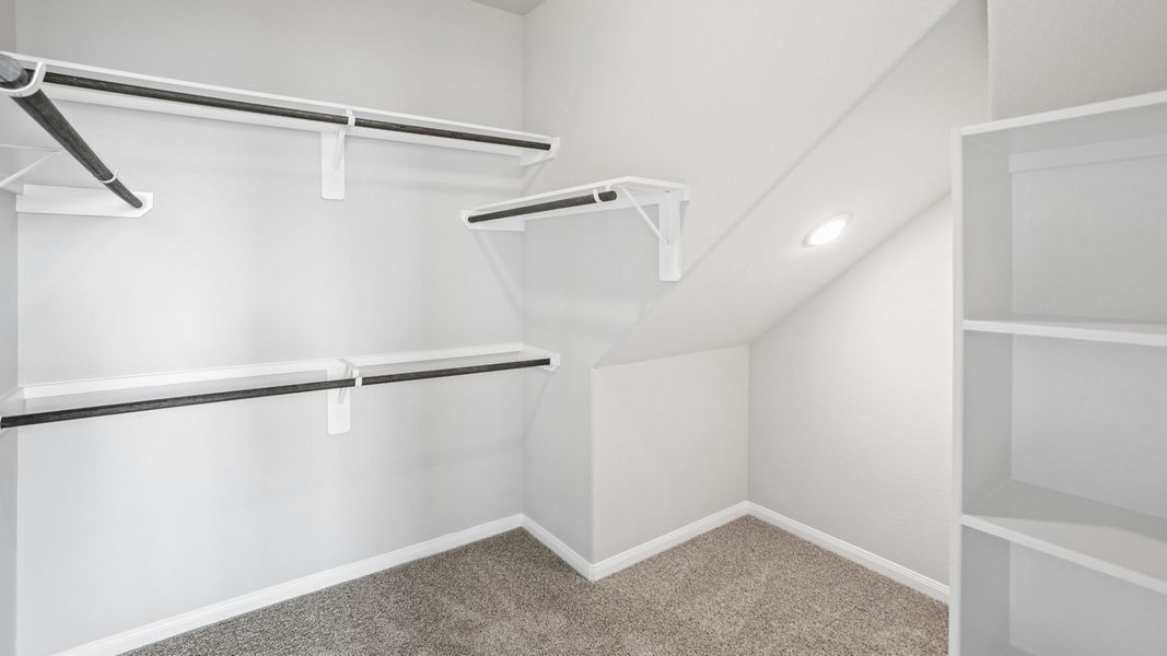 Primary walk-in closet