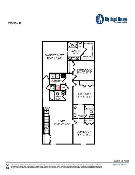 Wesley II - Second Floor