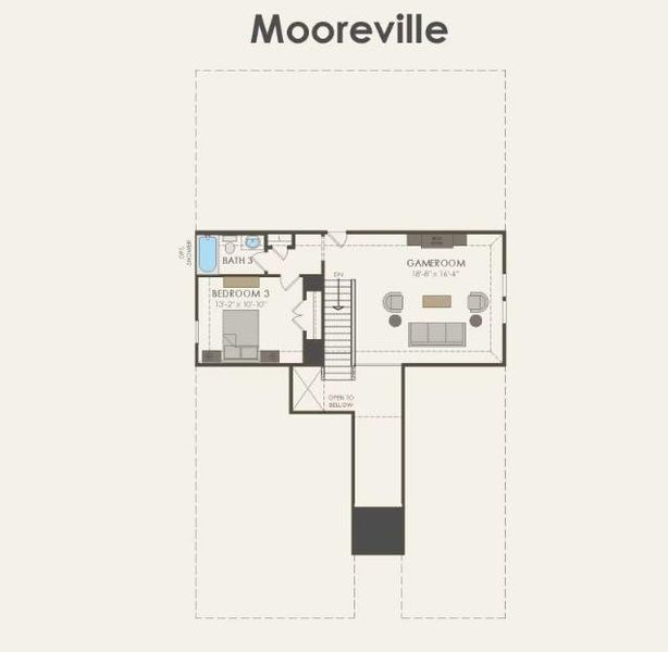 Pulte Homes, Mooreville floor plan