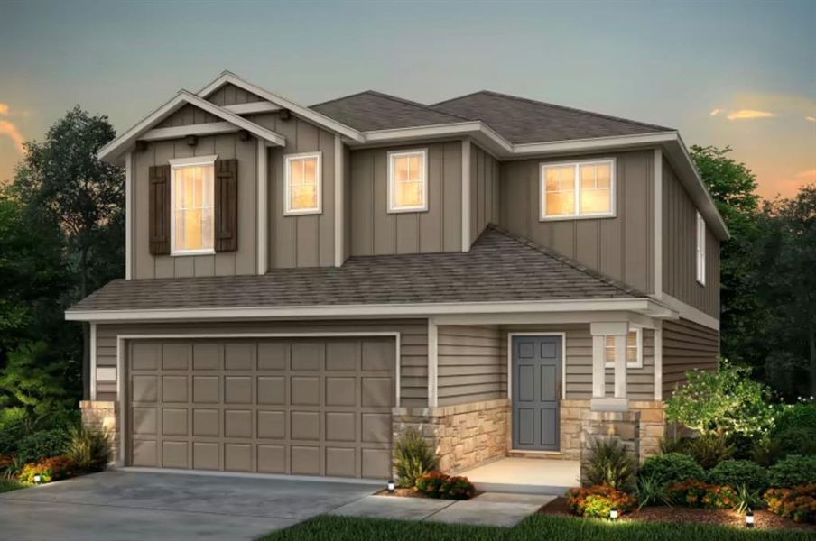 New construction Single-Family house 305 Redonda Dr, Liberty Hill, TX 78642 Modena- photo