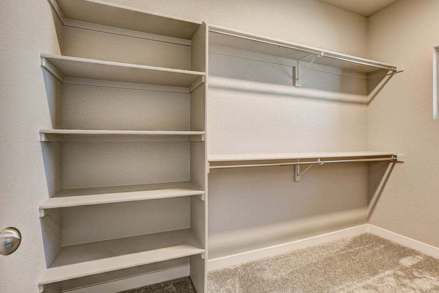 Bedroom 2 Closet - Not Actual Home - Finishes May Vary