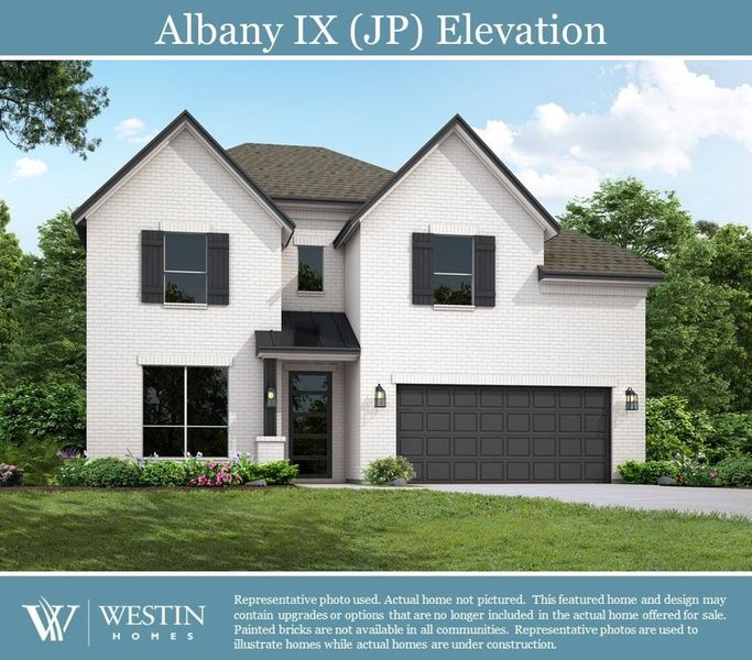 New construction Single-Family house The Albany IX, 5018 Sparrow Springs Drive, Katy, TX 77493 - photo