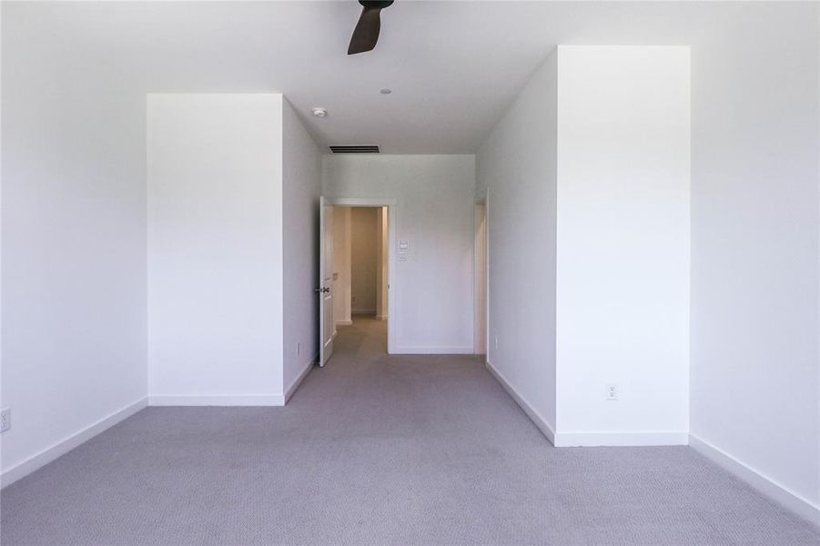 Master bedroom vaulted ceilings