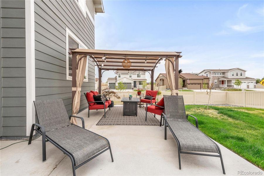 Back Patio With Included Gazebo