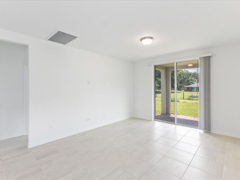 Living room in the Daphne floorplan at 5170 Minneola Lane