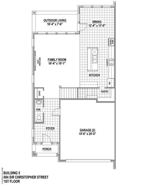 1st Level Floor plan