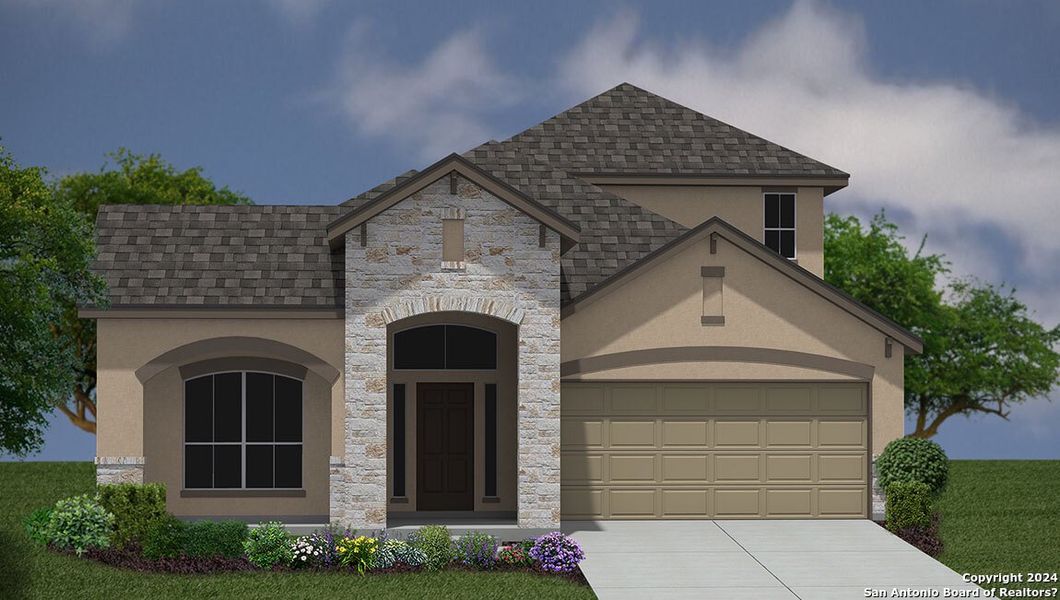 New construction Single-Family house 323 Steele Way, Cibolo, TX 78108 The Hondo- photo