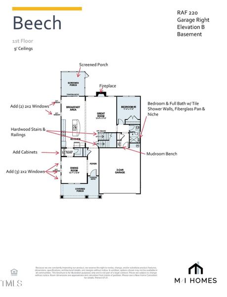 RAF 220 MLS- Beech B - Basement - Contra