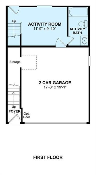 The Lincoln II floor plan by K. Hovnanian Homes. 1st Floor shown. *Prices, plans, dimensions, features, specifications, materials, and availability of homes or communities are subject to change without notice or obligation.