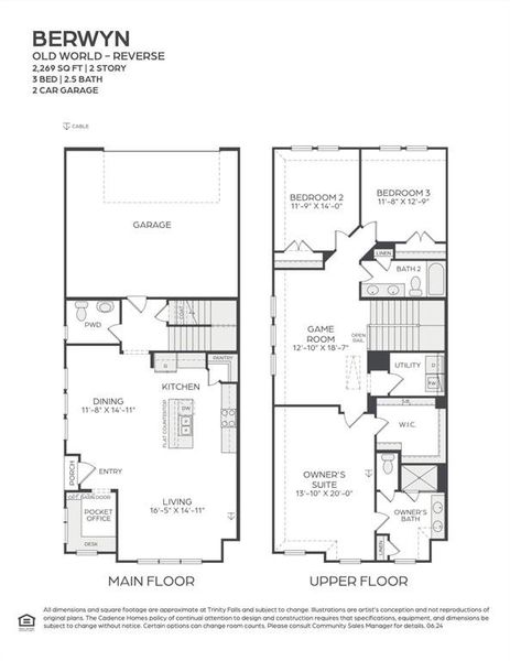 With fantastic entertaining space everywhere you look, our end unit Berwyn plan is always in demand!