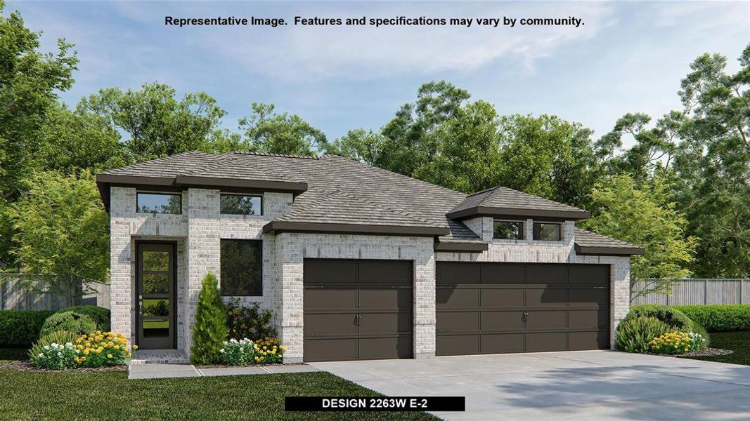 New construction Single-Family house 369 Prickly Poppy Loop, Kyle, TX 78640 Design 2263W- photo