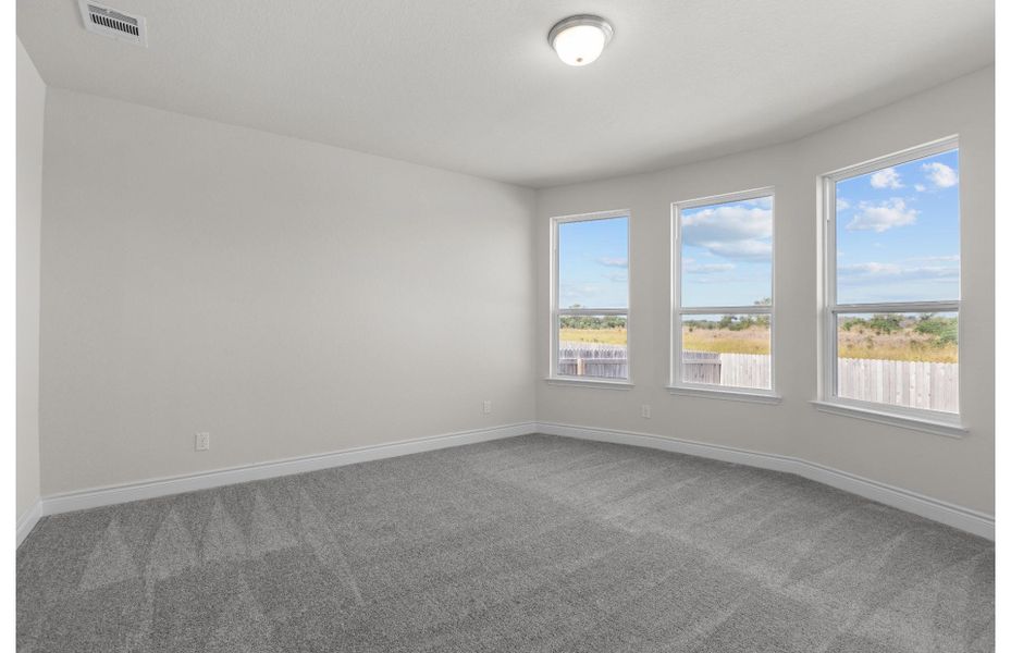 Owner's Bedroom with Bay Window