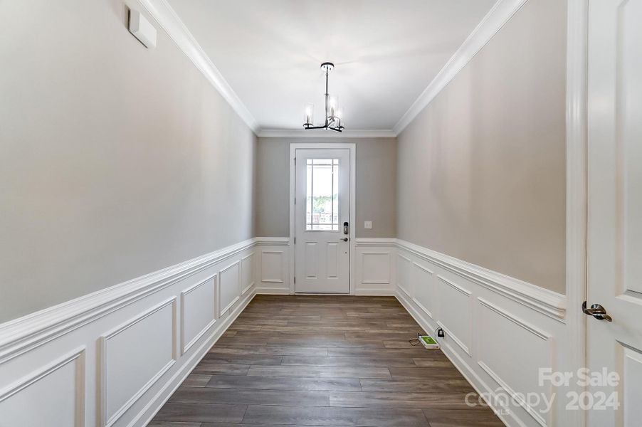 Entry Hall view of Front Door-Photo similar to Subject Property