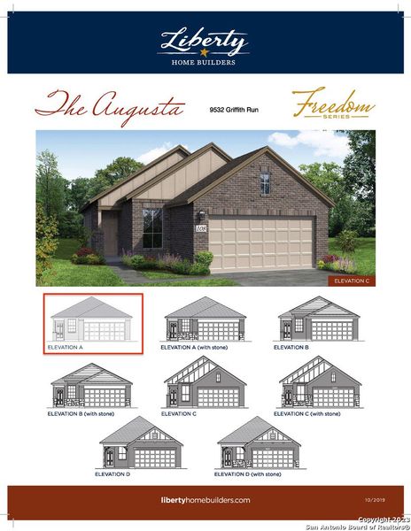 New construction Single-Family house 9532 Griffith Run, Converse, TX 78109 Augusta A- photo