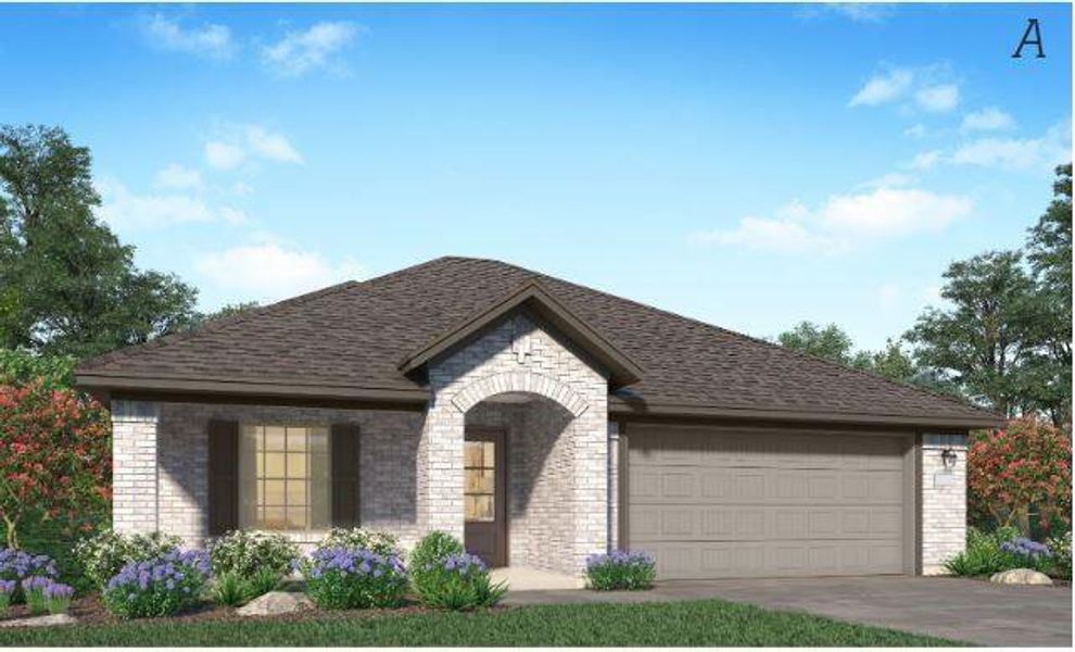New construction Single-Family house 3315 Climbing Gardens Drive, Conroe, TX 77301 Honeysuckle II- photo