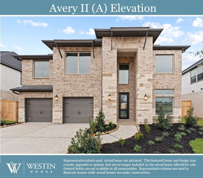 New construction Single-Family house 4414 Millstone Drive, Manvel, TX 77578 The Avery II- photo
