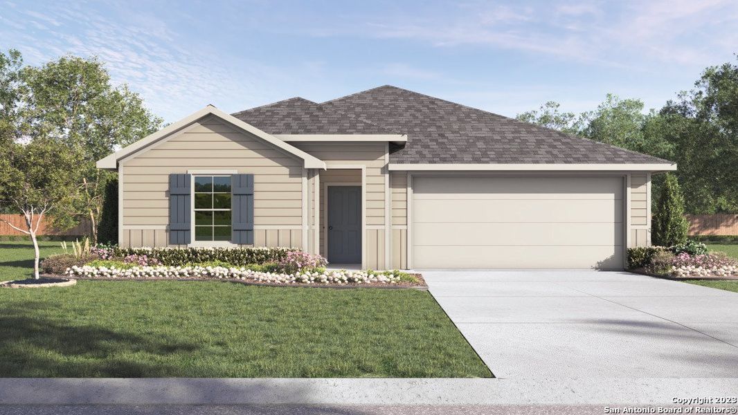 New construction Single-Family house 1026 Argonne Forest, Seguin, TX 78155 The Lakeway- photo