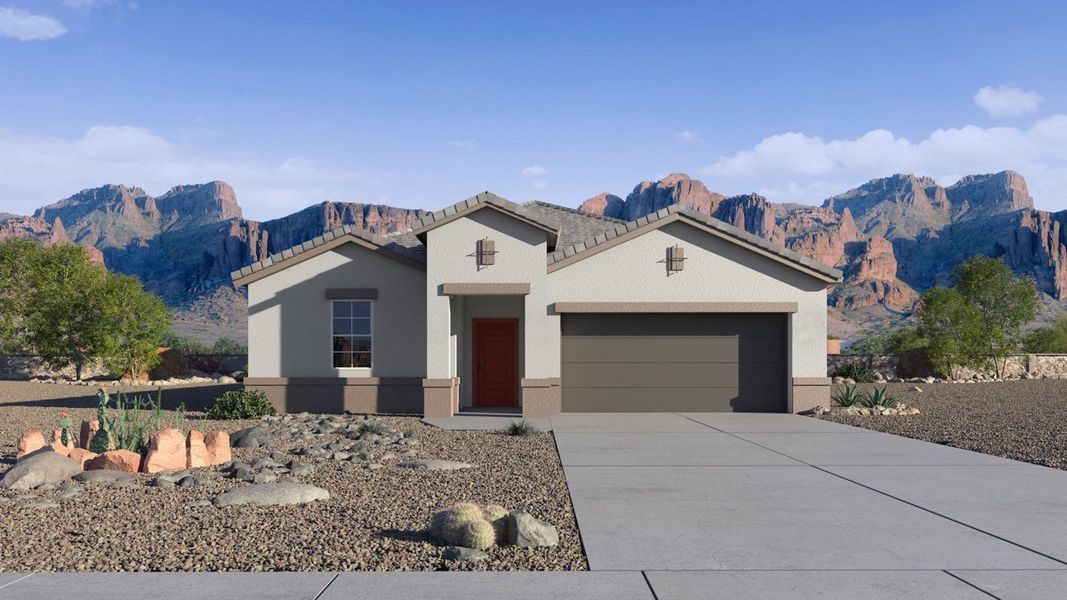 New construction Single-Family house Cali, 17690 North Piccolo Drive, Maricopa, AZ 85138 - photo