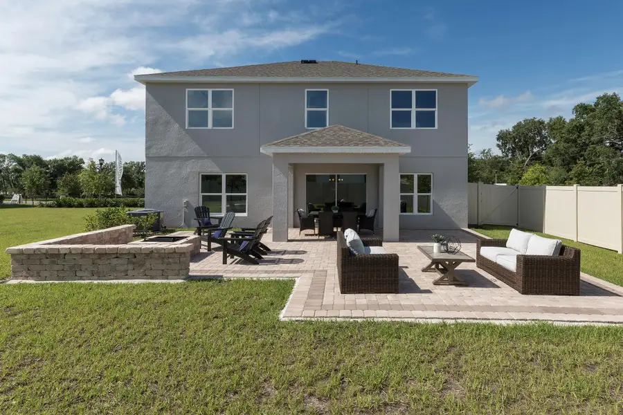 Experience the perfect blend of indoor-outdoor living in your private backyard oasis. With ample space for an outdoor kitchen, fire pit, and family fun, every homesite offers the canvas to create the backyard of your dreams.