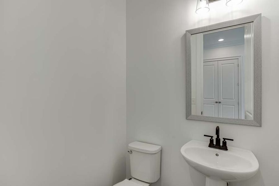 Half Bath Note: Sample product photo. Actual exterior and interior selections may vary by homesite.