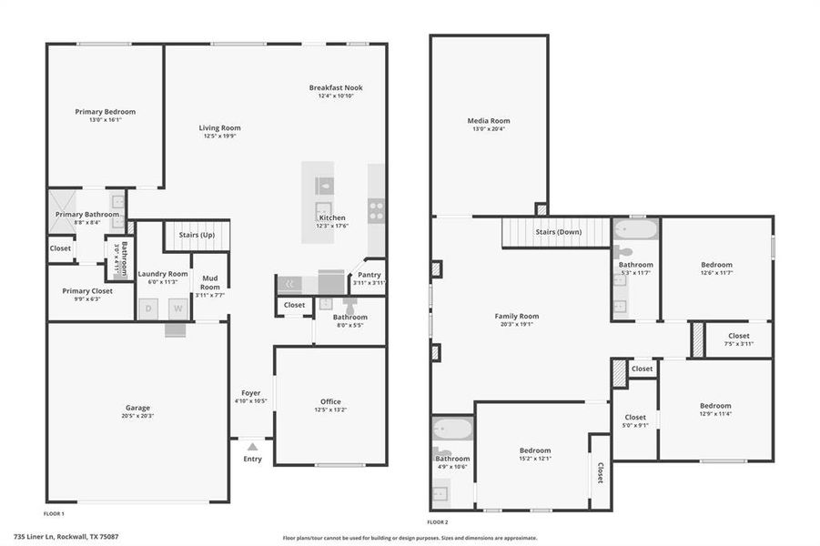 Combined floor plan