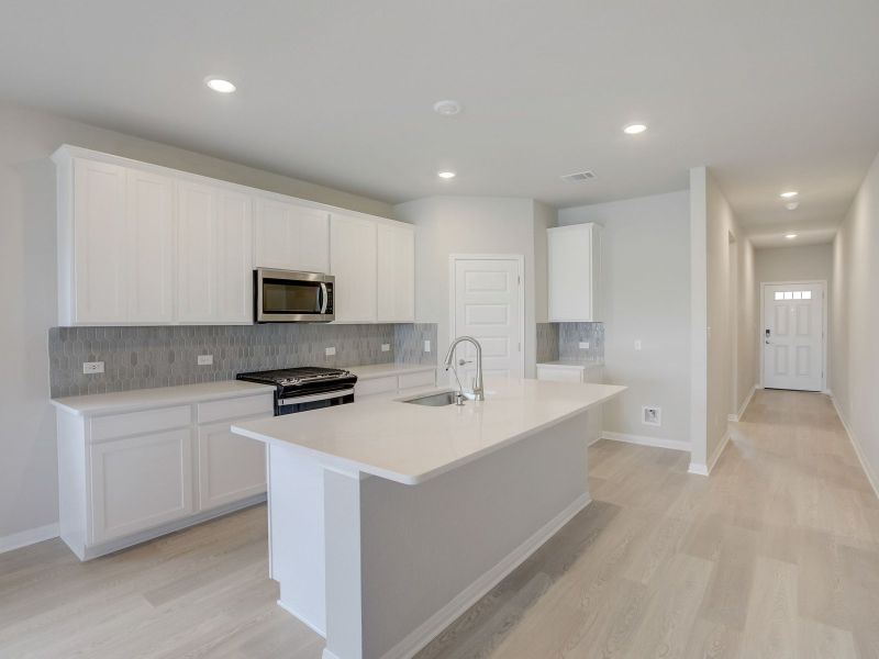 Cook your favorite meal in this beautiful kitchen.