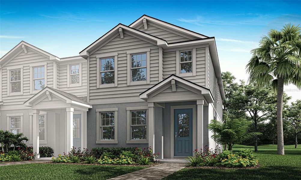 Architect's Rendering - Low Country Exterior