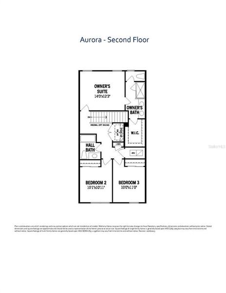 Second Floor Floorplan