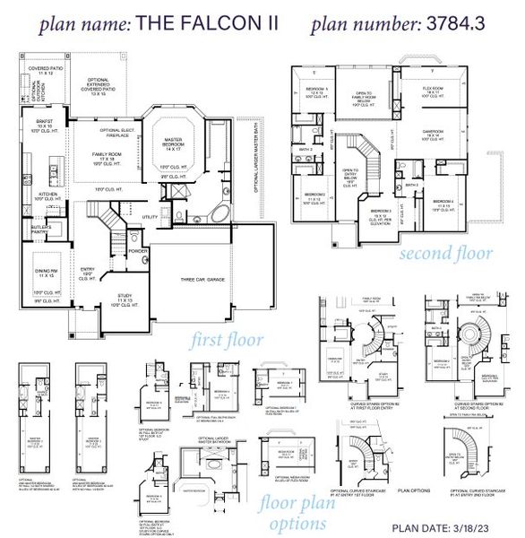 New construction Single-Family house FALCON II 3784.3, 29627 Apple Glen Court, Fulshear, TX 77423 - photo