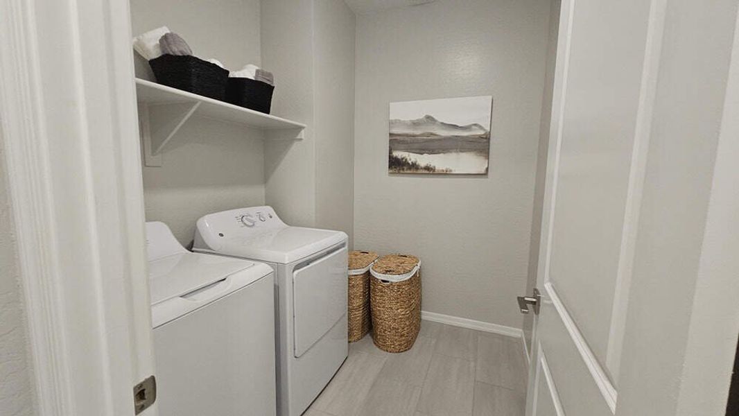 Laundry - Model Home - Furniture not included