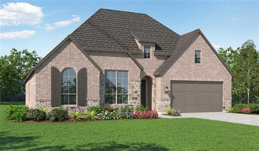 New construction Single-Family house 481 Lost Creek Trail, Waxahachie, TX 75165 Canterbury Plan- photo