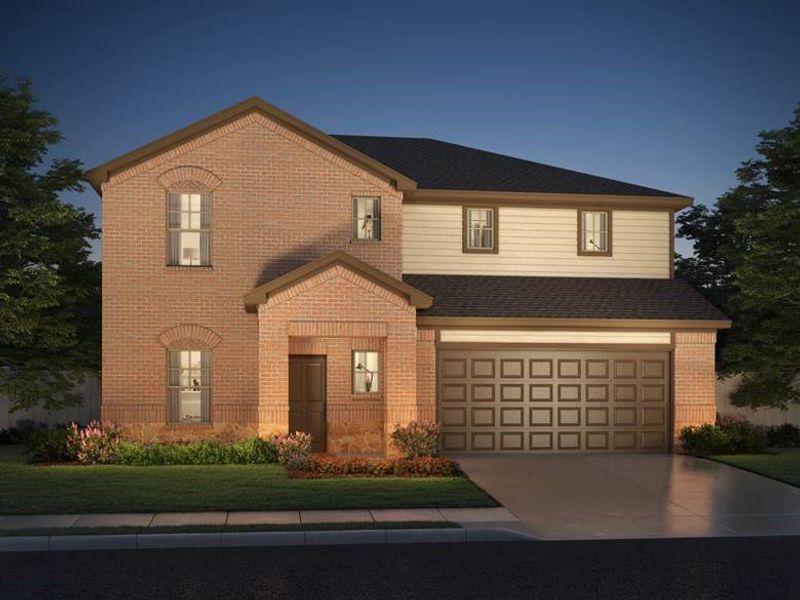 New construction Single-Family house 10628 Potawatomi Lane, Fort Worth, TX 76179 The Hampton- photo