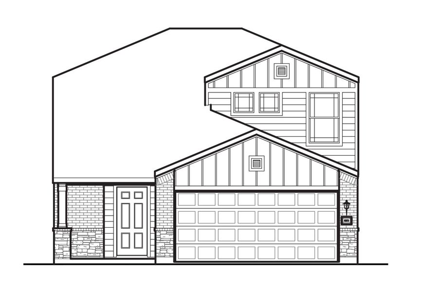 Telluride  Elevation D - Alt Roof Elevation