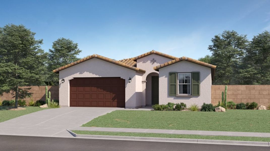 New construction Single-Family house 8059 E Pratt Ave, Mesa, AZ 85212 Clark II- photo