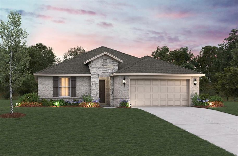 Beazer Homes Hurricane Creek  Brooks plan