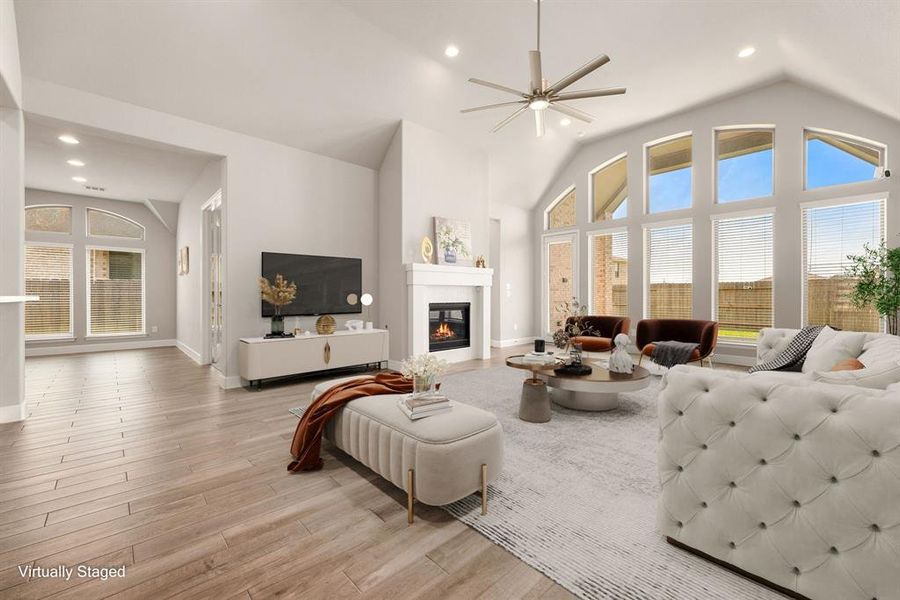 Virtual Staging Of the Living Room