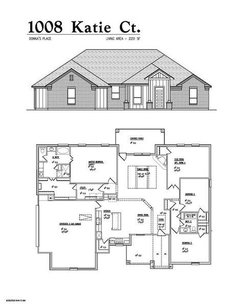 New construction Single-Family house 1008 Katie Court, Reno, TX 76020 - photo