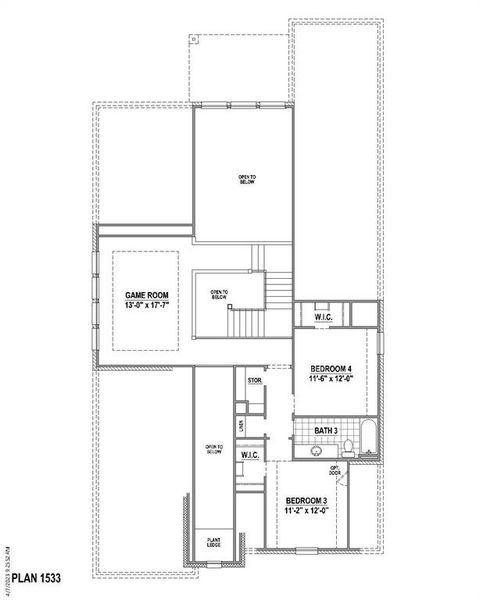 2nd Level Floor Plan