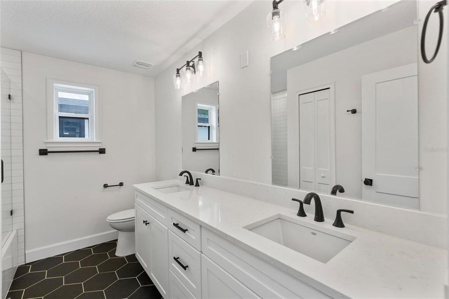 Second Floor Bath with 2 Vanities