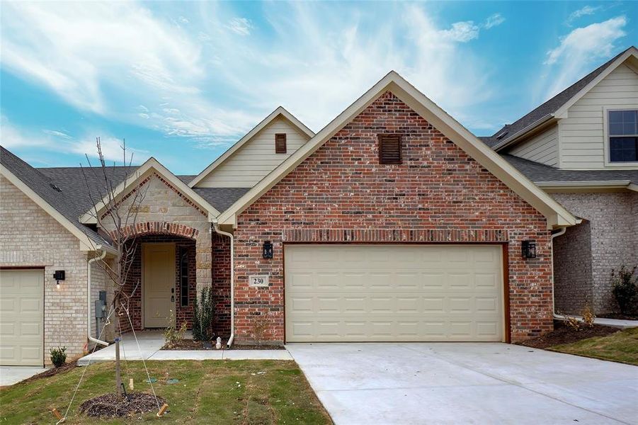 New construction Townhouse house 230 Legacy Blvd., Weatherford, TX 76085 The Cambridge- photo