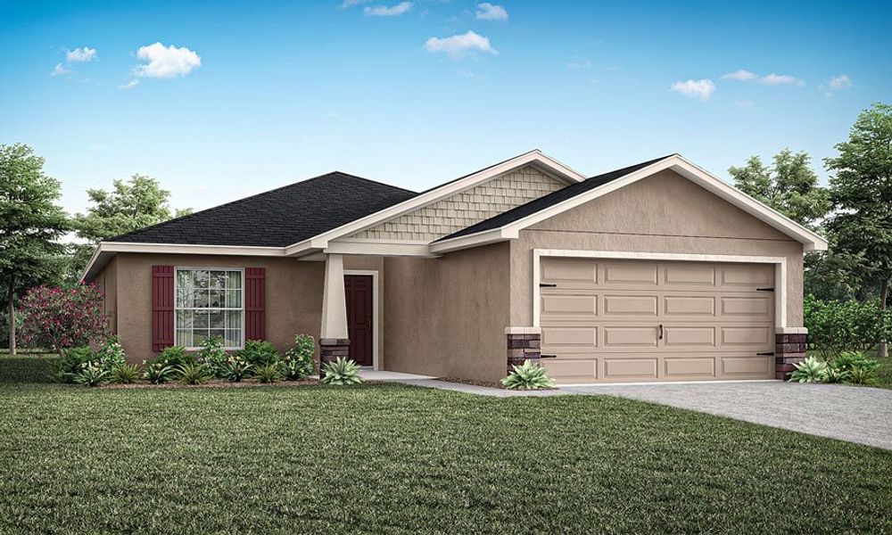 New construction home with 4 bedrooms for sale in Haines City, FL