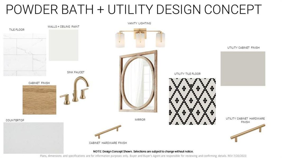 Powder Bath and Utility Design Concept