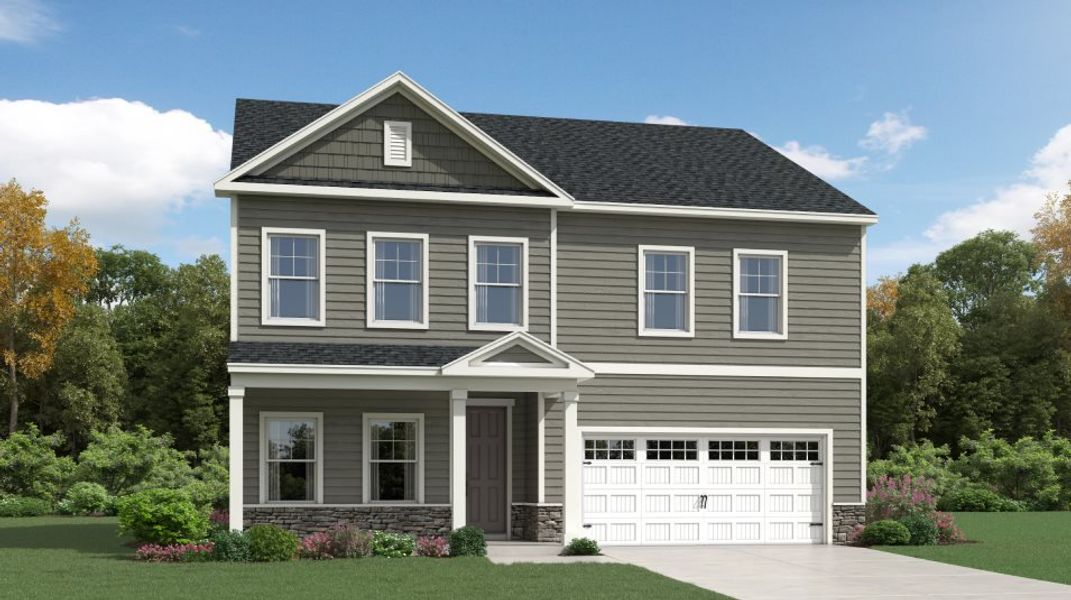 New construction Single-Family house 128 Tombolo Way, Raleigh, NC 27610 Tryon III- photo